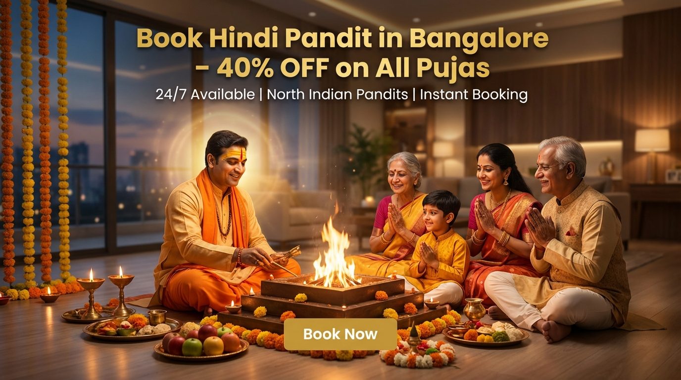 Hindi Pandit Ji Bangalore ceremonial background