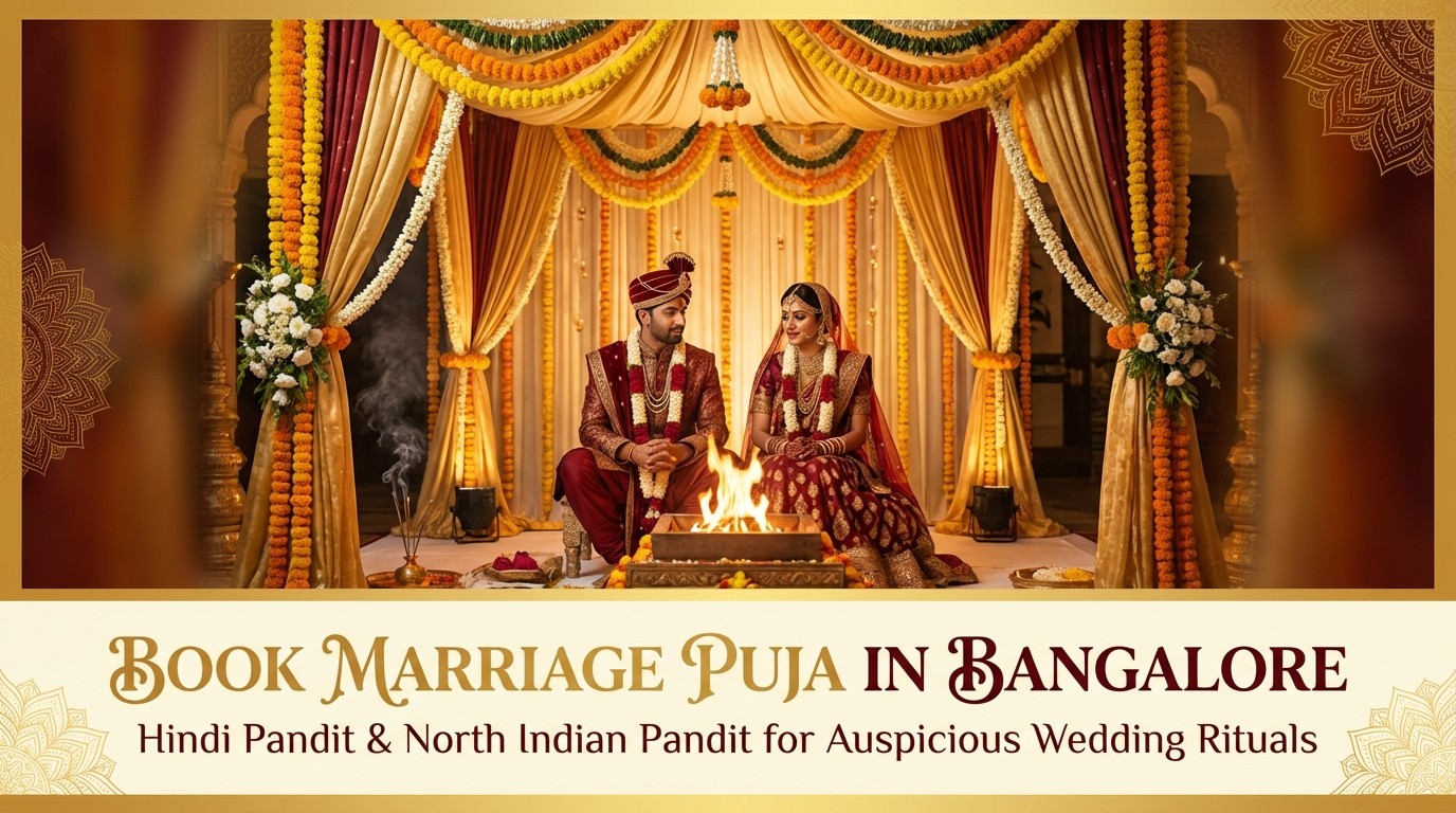north indian marriage pandit in bangalore by hindi pandit ji